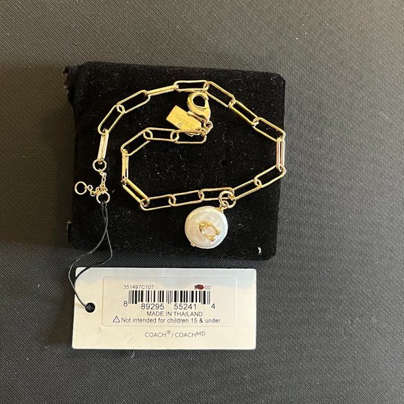 Coach Pearl Drop Bracelet - Picture 1 of 1